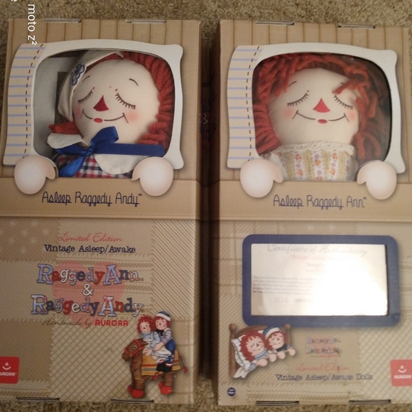 DOLL SALE! Raggedy Ann & Andy Collectors Aurora Ra vintage. New sleep/Awake - Picture 2 of 15